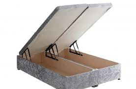 Imperial Gray Storage Bed (No Headboard)