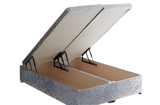 Imperial Gray Storage Bed (No Headboard)