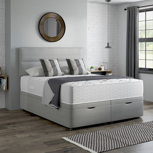 Imperial Bed with Plain Horizontal Headboard